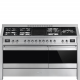 Cocina a gas SMEG A5-81, Más de 4 zonas, Inoxidable, Zona Gigante