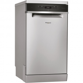 Lavavajillas 45 cm. WHIRLPOL WSFO 3O23 PF X, 10 cubiertos, Inoxidable,, Clase A++