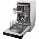 Lavavajillas 45 cm. WHIRLPOL WSFO 3O23 PF X, 10 cubiertos, Inoxidable,, Clase A++