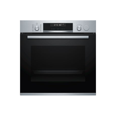Horno multifuncion vapor BOSCH HRG5785S6, Pirolítico, Inoxidable, Clase A