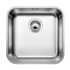 Fregadero bajo encimera BLANCO 518201 SUPRA 400-U SIN VALV. AUTOMATICA, Una cubeta, Inoxidable, acabado acero