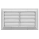 TECSY-AIR  TEC589  OPTIMO 150 REJILLA EXTERIOR SUPERFICIE RECTANGULAR 224x14 mm