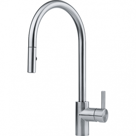Grifo de cocina FRANKE EOS NEO PULL-OUT INOX , Inoxidable, Para mueble de  Sobre encimera