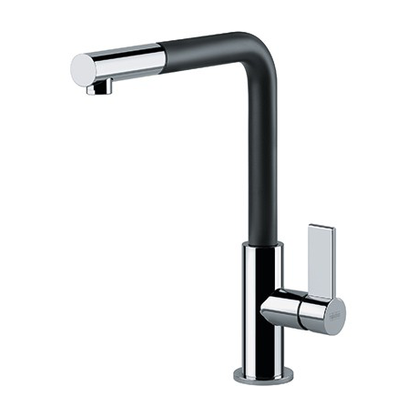 Grifo de cocina FRANKE NEPTUNE EVO PULL-OUT CR/NEG, Cromo, extraible