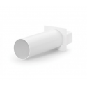 TECSY-AIR 4033026 PERFECT 125 SALIDA RECT/REDON A FACHADA