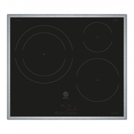 BALAY, 3EB865XR, Encimera, Inducción, Encastrable, 60 cm, 3, Marco inoxidable, 60 cm, control táctil de fácil uso, 3 zonas, 