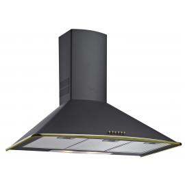 Campana decorativa  TEKA DMR 975, 90 cm, Negro,, Clase A